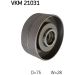 SKF Umlenk-/Führungsrolle, Zahnriemen VKM 21031