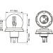 BOSCH Glühlampe Trucklight 1 987 302 421