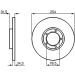 BOSCH Bremsscheibe 0 986 478 345