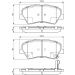 BOSCH Bremsbelagsatz, Scheibenbremse 0 986 494 691