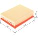BOSCH 1 457 433 713 Luftfilter
