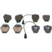 BOSCH Bremsbelagsatz, Scheibenbremse 0 986 494 436 BOSCH Bremsbelagsatz, Scheibenbremse 0 986 494 436