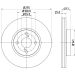 Hella Pagid Bremsscheibe PRO 8DD 355 110-451 Hella Pagid Bremsscheibe PRO 8DD 355 110-451