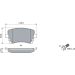 BOSCH Bremsbelagsatz, Scheibenbremse 0 986 494 303 BOSCH Bremsbelagsatz, Scheibenbremse 0 986 494 303