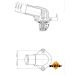 NRF Thermostat, Kühlmittel EASY FIT 725037