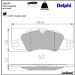 Delphi Bremsbelagsatz, Scheibenbremse LP3177