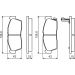 BOSCH Bremsbelagsatz, Scheibenbremse 0 986 494 700