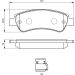 BOSCH Bremsbelagsatz, Scheibenbremse 0 986 494 604 BOSCH Bremsbelagsatz, Scheibenbremse 0 986 494 604