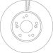 TRW Bremsscheibe DF6527 TRW Bremsscheibe DF6527