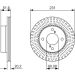 BOSCH Bremsscheibe 0 986 479 778