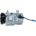 NRF EASY FIT 32064 Klimakompressor SD7V16 WITH ADAPTER, 12V, PAG 46, mit PAG-Kompressoröl, mit Dichtring