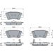 BOSCH Bremsbelagsatz, Scheibenbremse 0 986 424 959 BOSCH Bremsbelagsatz, Scheibenbremse 0 986 424 959