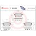 Brembo Bremsbelagsatz, Scheibenbremse PRIME LINE P 56 051 Brembo Bremsbelagsatz, Scheibenbremse PRIME LINE P 56 051