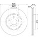 Bremsscheibe 8DD 355 117-801 Bremsscheibe 8DD 355 117-801