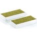 MANN-FILTER FP 26 028-2 Innenraumfilter FreciousPlus Aktivkohlefilter mit Polyphenol, antibakteriell, Feinstaubfilter (PM 2.5)