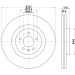 Hella Bremsscheibe Pro High Carbon 8DD 355 128-731 Hella Bremsscheibe Pro High Carbon 8DD 355 128-731
