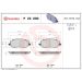 Brembo Bremsbelagsatz, Scheibenbremse PRIME LINE P 23 090 Brembo Bremsbelagsatz, Scheibenbremse PRIME LINE P 23 090