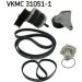 SKF Wasserpumpe + Keilrippenriemensatz VKMC 31051-1
