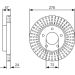 BOSCH Bremsscheibe 0 986 479 A52 BOSCH Bremsscheibe 0 986 479 A52