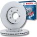 BOSCH 0 986 478 853 Bremsscheibe 255,7mm + 0 986 494 019 Bremsbeläge Low-Metallic, mit Verschleißsensor, Kolbenclip, Anti-Quietsch-Blech