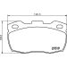 Bremsbelagsatz, Scheibenbremse 8DB 355 005-861 Bremsbelagsatz, Scheibenbremse 8DB 355 005-861