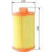 BOSCH 1 987 429 401 Luftfilter