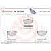 Brembo Bremsbelagsatz, Scheibenbremse PRIME LINE P 30 003 Brembo Bremsbelagsatz, Scheibenbremse PRIME LINE P 30 003