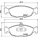 Bremsbelagsatz, Scheibenbremse 8DB 355 007-531