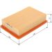 BOSCH 1 457 433 265 Luftfilter