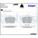 Delphi Bremsbelagsatz, Scheibenbremse LP2100 Delphi Bremsbelagsatz, Scheibenbremse LP2100