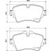 Hella Bremsbelagsatz, Scheibenbremse 8DB 355 023-091 Hella Bremsbelagsatz, Scheibenbremse 8DB 355 023-091