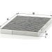 MANN-FILTER CUK 2620 Innenraumfilter, Aktivkohlefilter MANN-FILTER CUK 2620 Innenraumfilter, Aktivkohlefilter