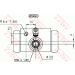 TRW Radbremszylinder BWD310