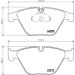 Bremsbelagsatz, Scheibenbremse 8DB 355 013-931 Bremsbelagsatz, Scheibenbremse 8DB 355 013-931