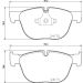 Bremsbelagsatz, Scheibenbremse 8DB 355 012-541 Bremsbelagsatz, Scheibenbremse 8DB 355 012-541