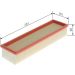 BOSCH 1 457 433 260 Luftfilter
