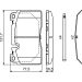 BOSCH Bremsbelagsatz, Scheibenbremse 0 986 494 694 BOSCH Bremsbelagsatz, Scheibenbremse 0 986 494 694