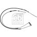 FEBI BILSTEIN 04666 Seilzug, Feststellbremse