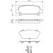 BOSCH Bremsbelagsatz, Scheibenbremse 0 986 424 650 BOSCH Bremsbelagsatz, Scheibenbremse 0 986 424 650