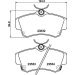 Hella Bremsbelagsatz, Scheibenbremse 8DB 355 018-651