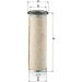Sekundärluftfilter CF 1133 Sekundärluftfilter CF 1133