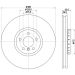 Bremsscheibe 8DD 355 120-731