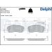 Delphi Bremsbelagsatz, Scheibenbremse LP2190 Delphi Bremsbelagsatz, Scheibenbremse LP2190