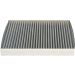 BOSCH 1 987 432 543 Innenraumfilter Aktivkohlefilter, 252x235x32 mm