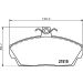 Hella Bremsbelagsatz, Scheibenbremse 8DB 355 018-431