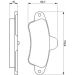 BOSCH Bremsbelagsatz, Scheibenbremse 0 986 424 277 BOSCH Bremsbelagsatz, Scheibenbremse 0 986 424 277