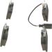 BOSCH Bremsbelagsatz, Scheibenbremse 0 986 494 025