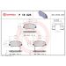 Brembo Bremsbelagsatz, Scheibenbremse PRIME LINE P 18 025 Brembo Bremsbelagsatz, Scheibenbremse PRIME LINE P 18 025
