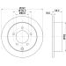Bremsscheibe 8DD 355 119-181 Bremsscheibe 8DD 355 119-181
