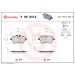 Brembo Bremsbelagsatz, Scheibenbremse XTRA LINE P 06 051X Brembo Bremsbelagsatz, Scheibenbremse XTRA LINE P 06 051X